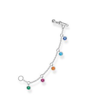 Thomas Sabo ear cuff colourful stones, silver EC0025-477-7