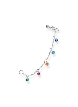 Thomas Sabo ear cuff colourful stones, silver EC0025-477-7