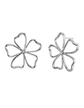 Edblad Alba studs L steel earrings 132122