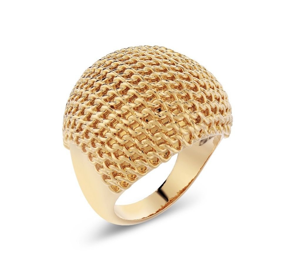 Edblad Amarillo ring gold colored 126603