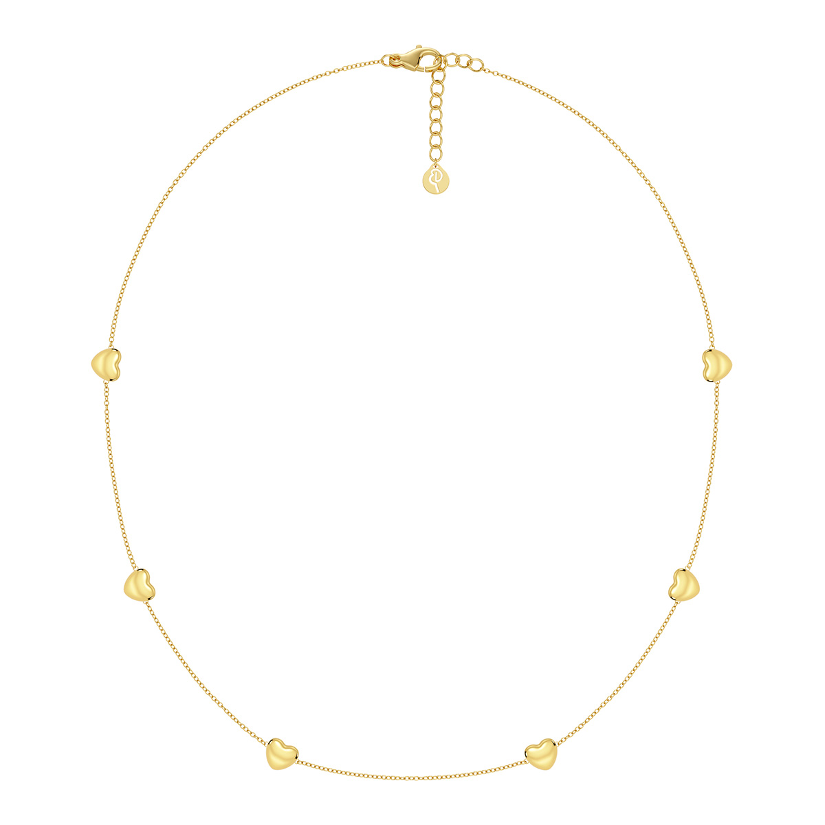 Edblad Barley heart necklace gold-plated steel 127384