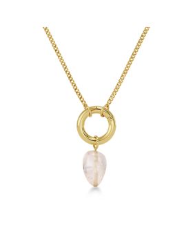 Edblad Beach crystal necklace gold 127950