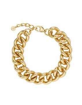 Edblad Bold Curb Chain gold plated bracelet 132394