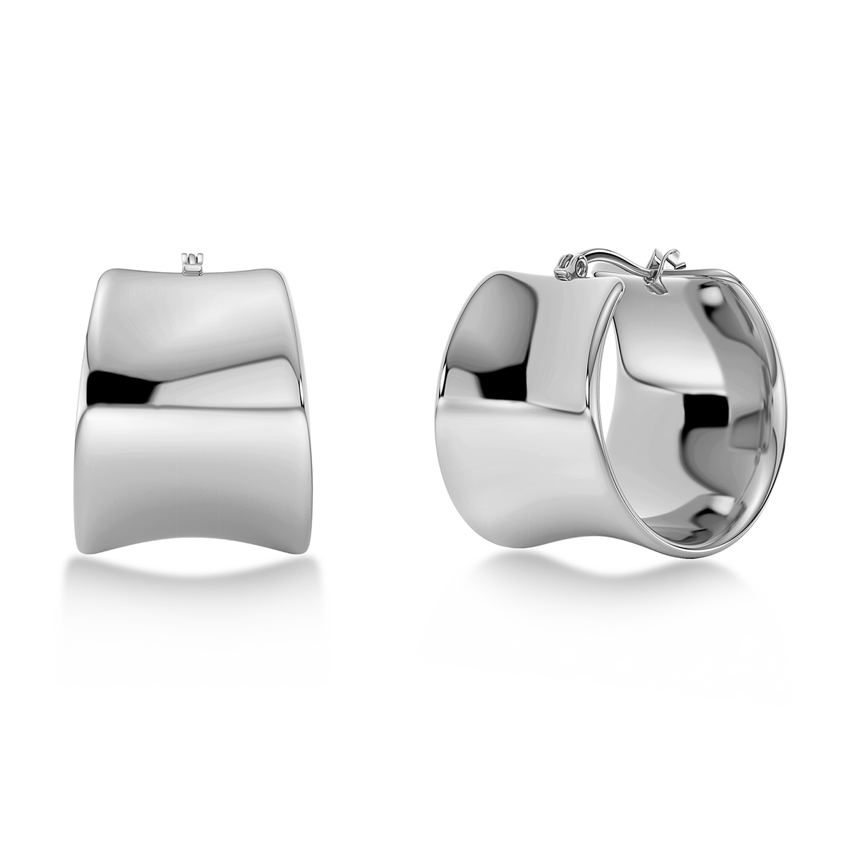 Edblad Cane Hoops L Steel earrings 129396