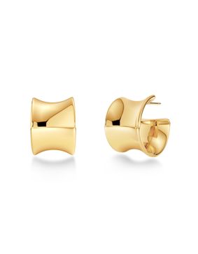 Edblad Cane Hoops S gold-plated earrings 129393