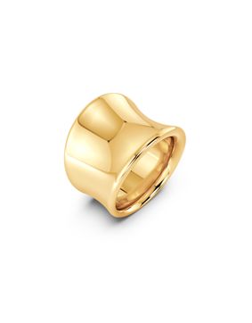 Edblad Cane gold-plated ring 129403