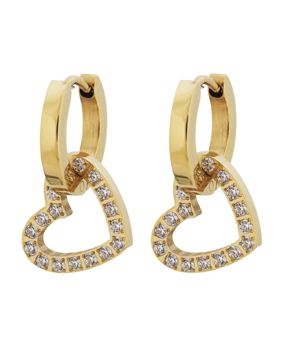 Edblad Eternal Gold heart earrings 125907