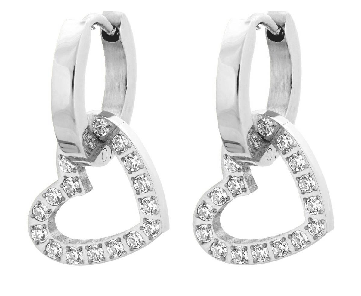 Edblad Eternal Steel heart earrings 125908