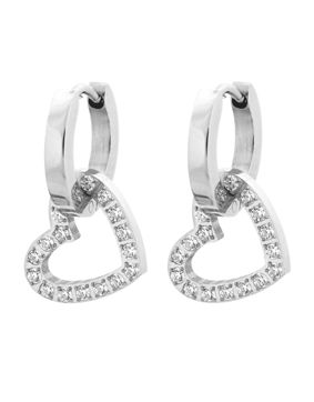 Edblad Eternal Steel heart earrings 125908