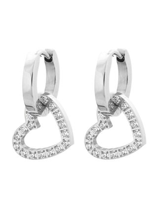Edblad Eternal Steel heart earrings 125908