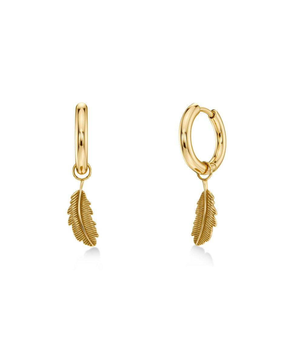 Edblad Feather Hoops S Gold 132157