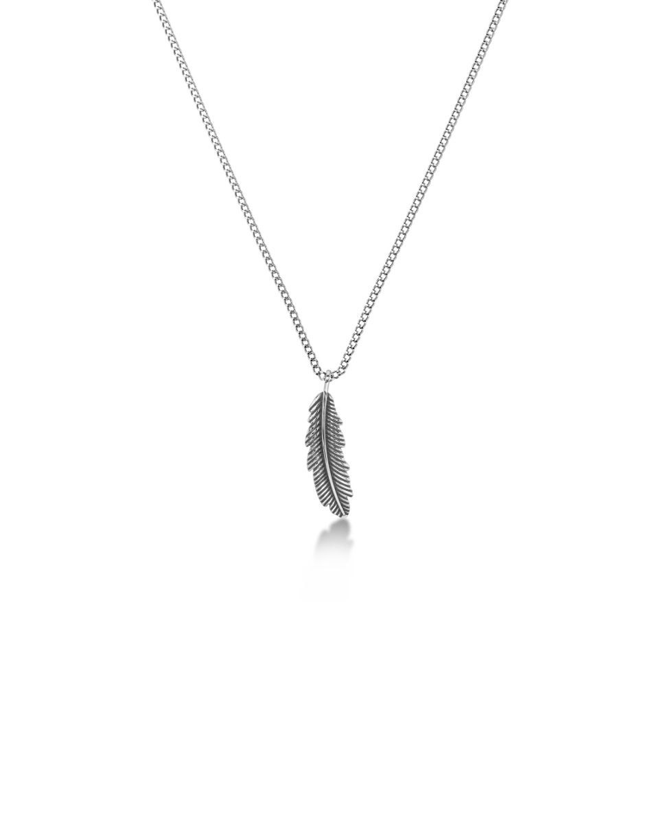 Edblad Feather Necklace S Steel 132166