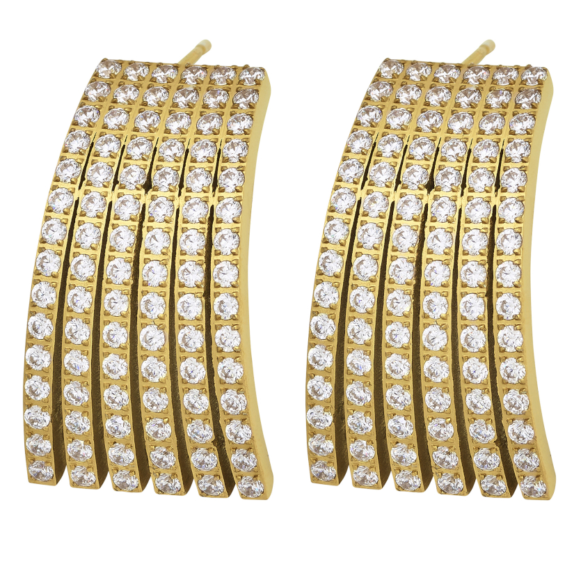 Edblad Glow Festive Studs L Gold 122839