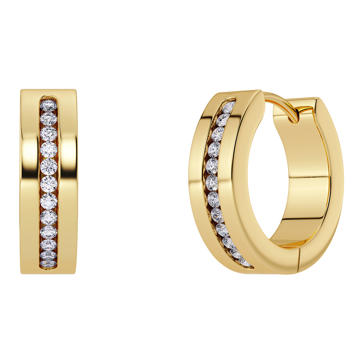Edblad Josefin hoop earrings gold-plated steel 127431