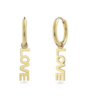 Edblad Love hoop earrings gold-plated steel 127061