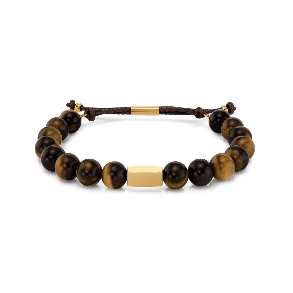 Edblad Luke bracelet Brown/Gold 130541