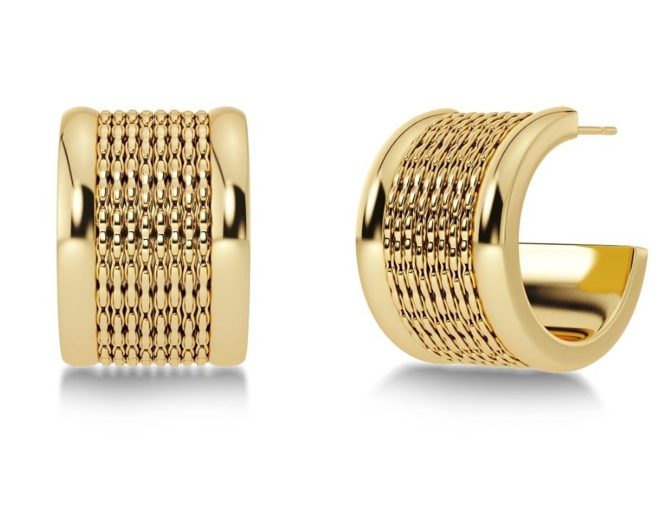 Edblad Lumi Creoles L Gold 127449