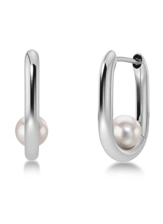 Edblad Modernist Pearl Hoops S Steel 127460