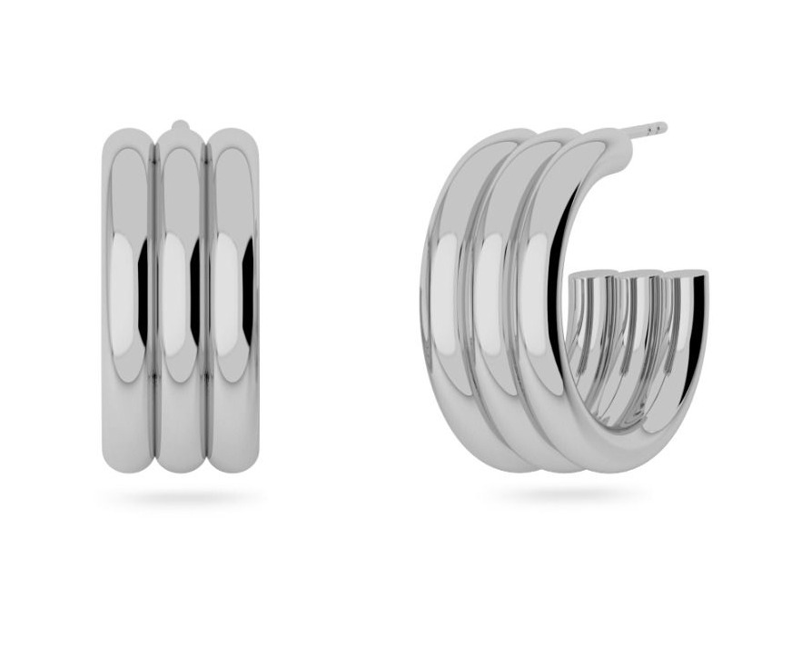 Edblad Monica creoles L steel 126912