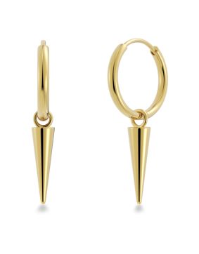 Edblad Peak hoop earrings gold-plated steel 124725