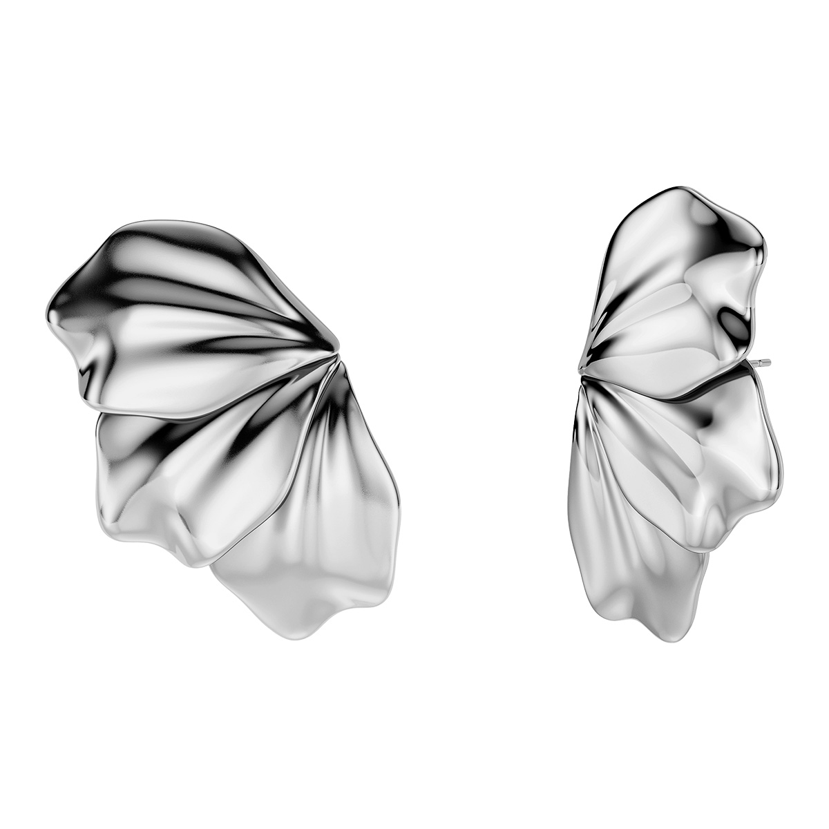 Edblad Petal earrings L steel 130440