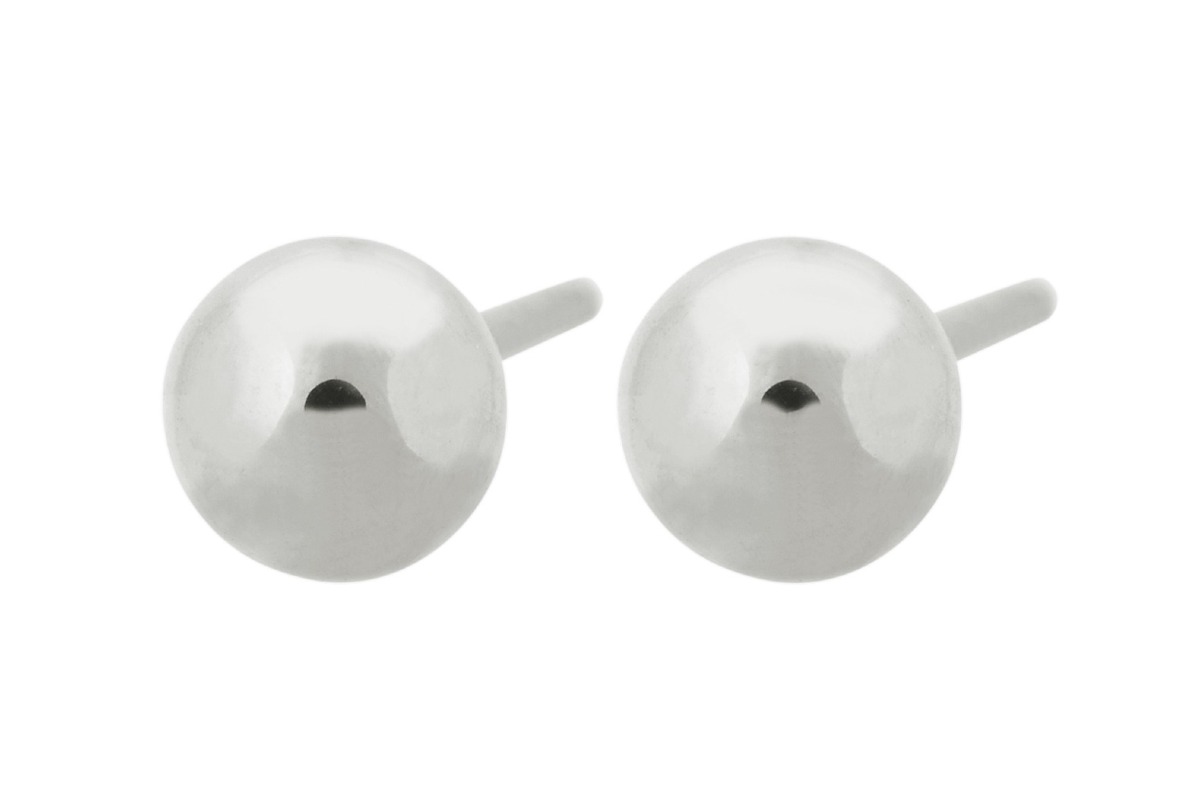 Edblad Plain Studs M Steel stud ball earrings 126144