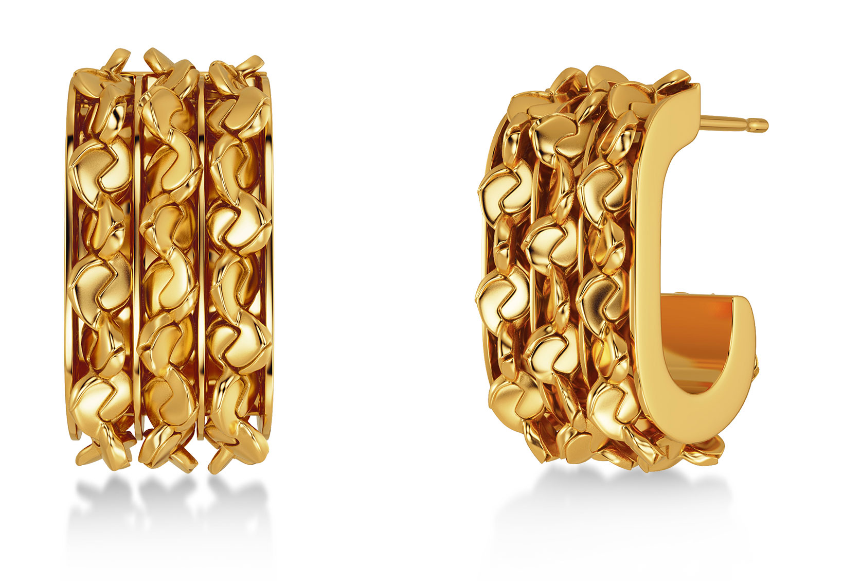 Edblad Rays gold earrings 129720