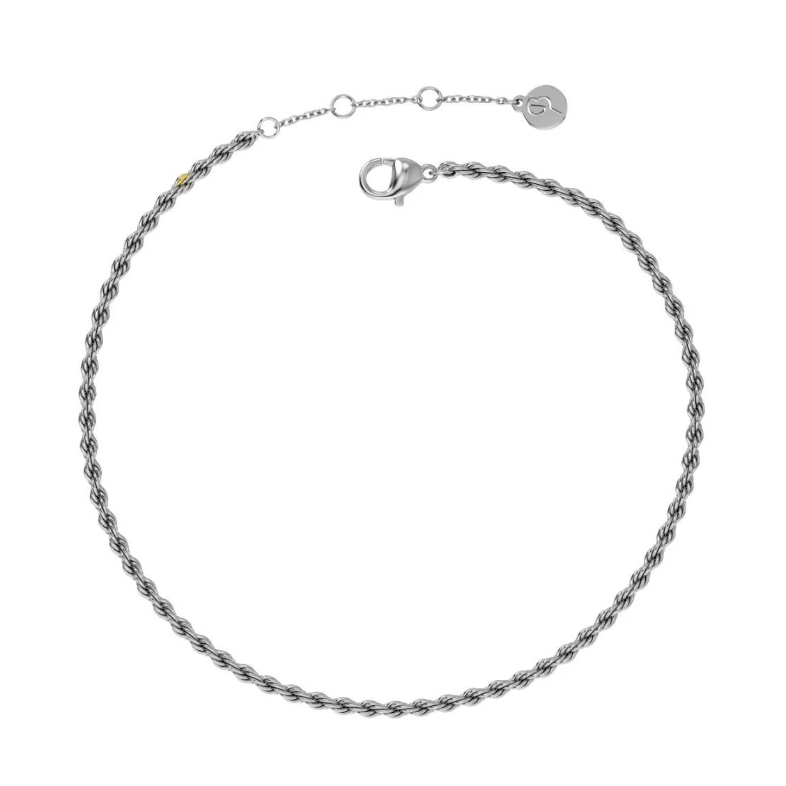 Edblad Rope steel anklet 24-27cm 123865