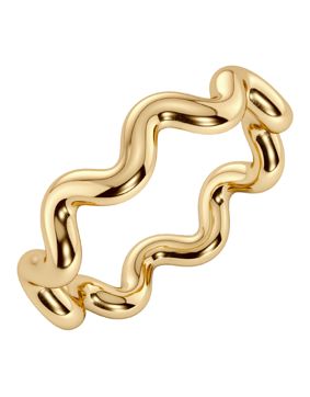 Edblad Spiral ring gold plated 130463