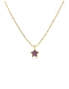 Edblad Star Sparkle Necklace Kids Pink Gold 127610