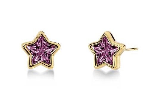 Edblad Star Sparkle Studs Kids Pink Gold 127606