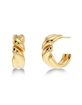 Edblad Twist Hoops L Gold 127939