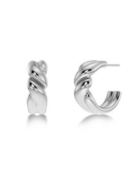 Edblad Twist Hoops L Silver 127940