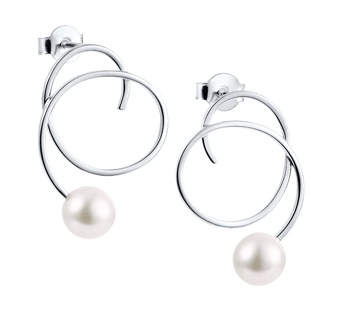 Efva Attling Little Curly Pearly pearl earrings 12-100-02095-0000