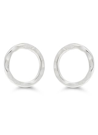 Silver earrings round EP-2961