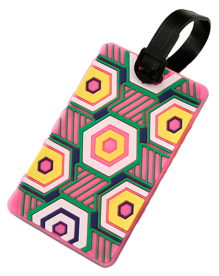 Tiera luggage tag Hexagon