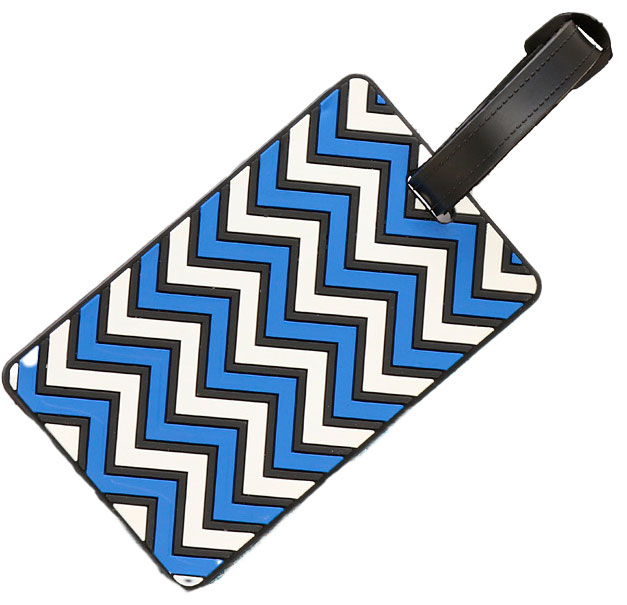 Tiera luggage tag Blue Wave