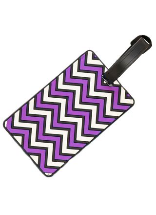 Tiera luggage tag Purple Wave