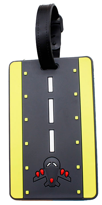 Tiera luggage tag Runway Yellow