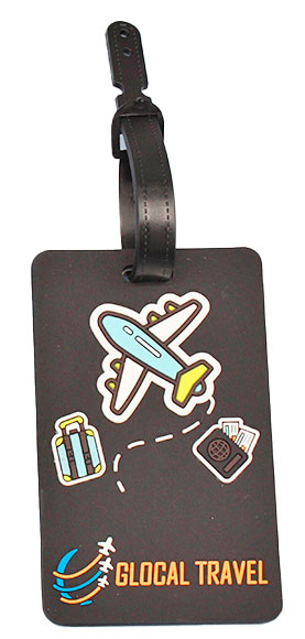 Tiera luggage tag Travel Black