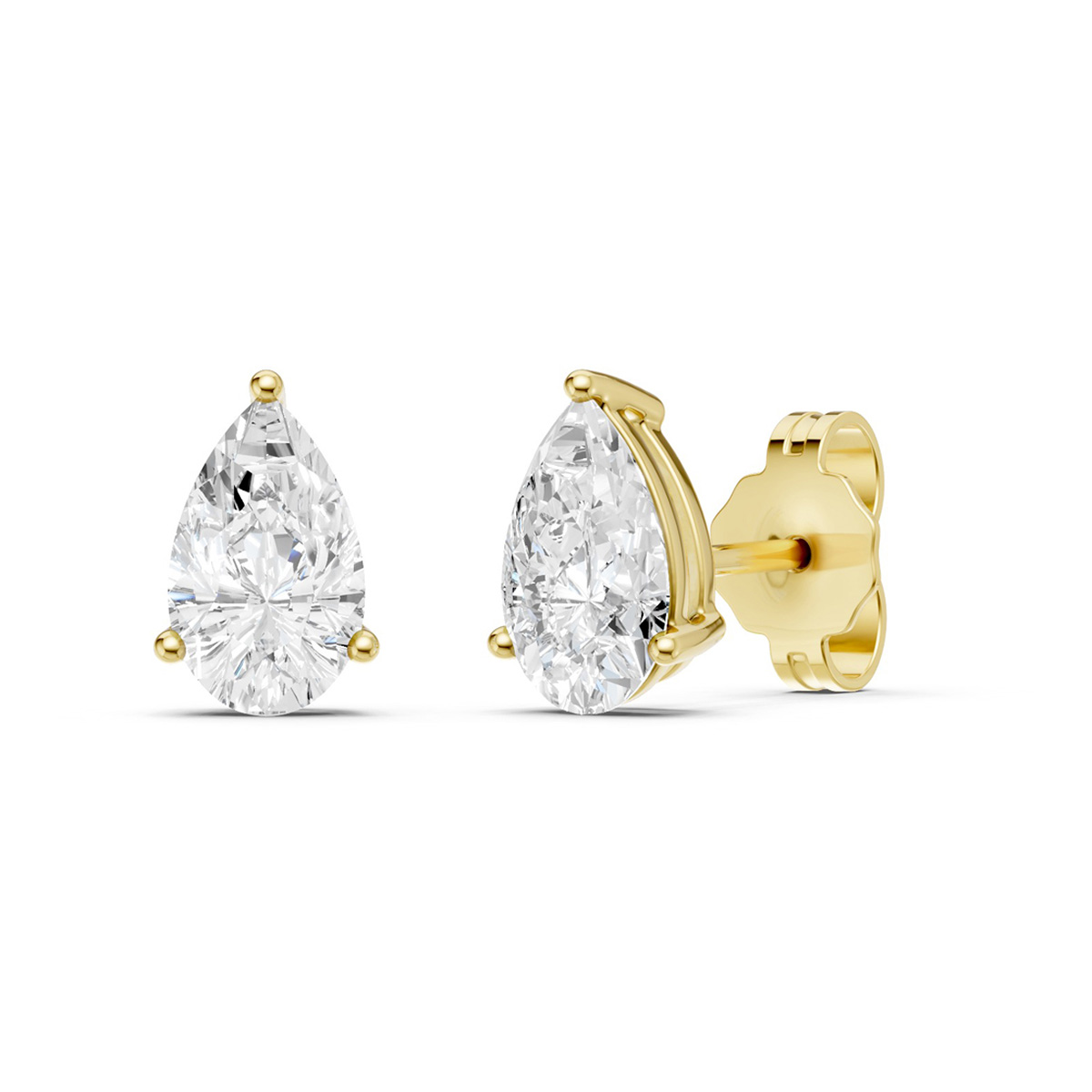 Midem Oslo diamond earrings 1.00ct gold
