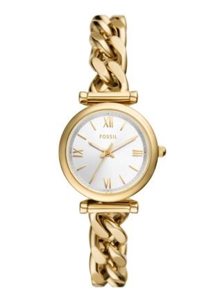 Fossil Carlie 3-hand Yellow gold ES5329
