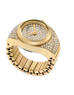 Fossil 2 hand Gold ring watch ES5392
