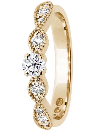 Festive Esther 14-530-035-KK-HSI1 side-stone diamond ring