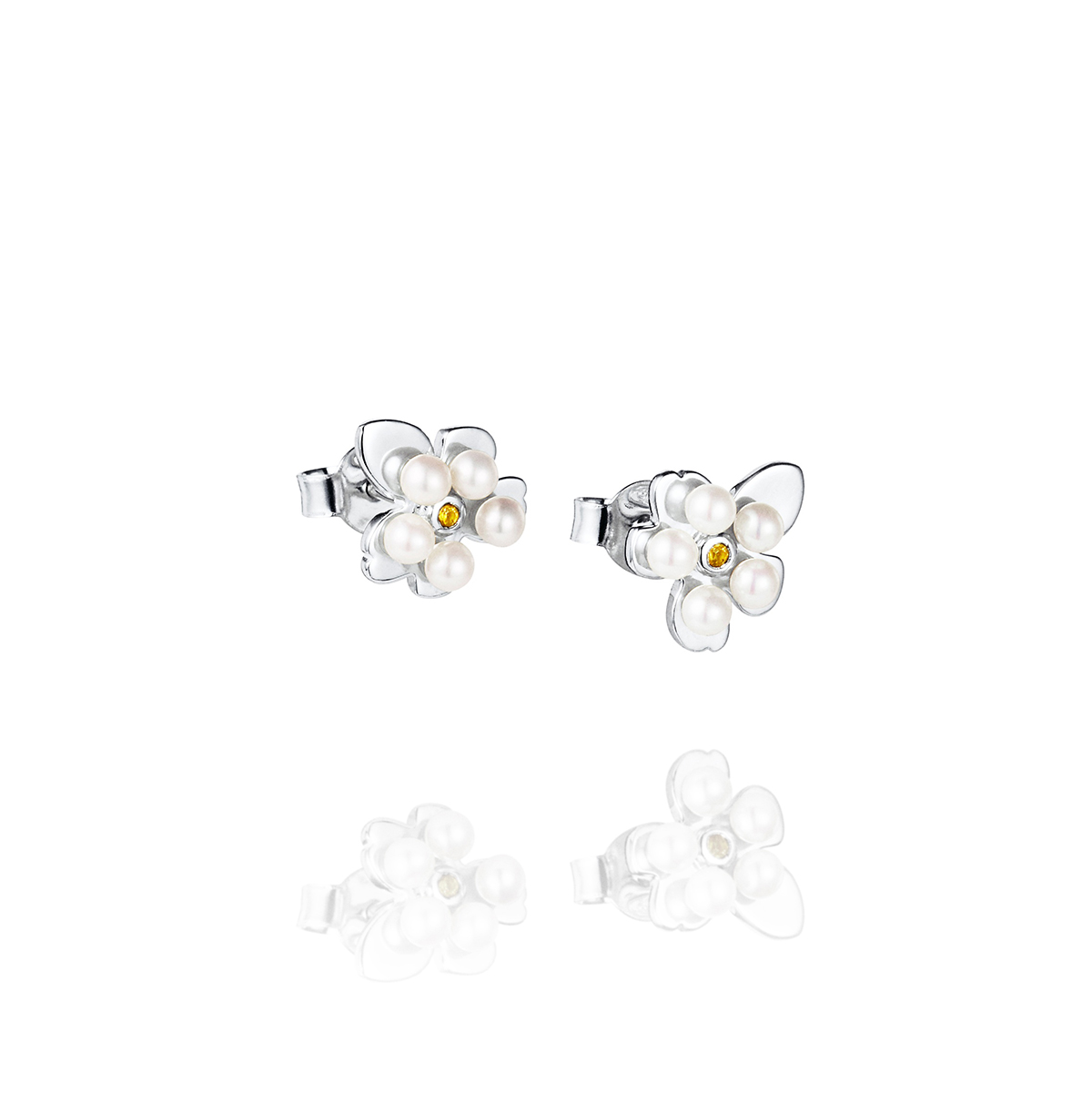 Efva Attling Förgätmigej silver earrings 12-100-02343-0000