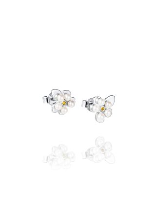 Efva Attling Förgätmigej silver earrings 12-100-02343-0000