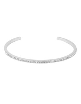 Mockberg Fancy eternity bangle bracelet silver-colored Small MO598