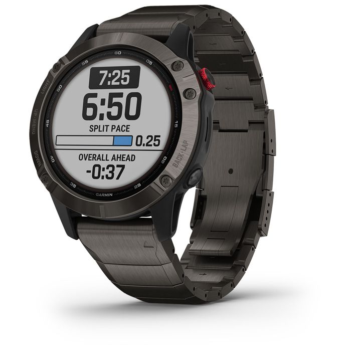 Garmin Fenix Pro Solar Titanium Carbon Gray DLC with Titanium