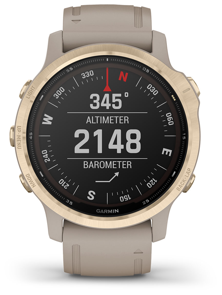 Garmin Fenix 6s Pro Solar Light Gold Garmin Fenix 6S Solar