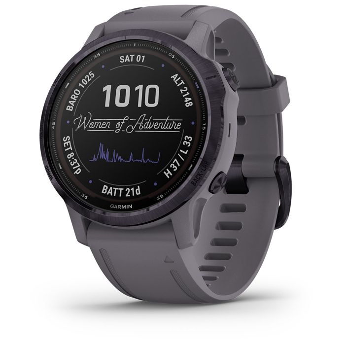 Garmin Fenix 6S Pro Solar Amethyst with Shale Smart Watch 010-02409-15
